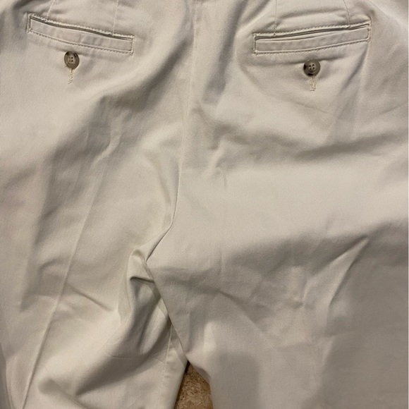 Lee Women’s At The Waist Straight Leg Twill Khaki Pants Size P14 - Picture 7 of 13
